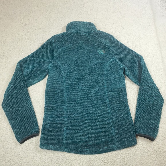 The North Face Osito 2 Fleece Jacket Womens Small Teal Fleece Full Zip Cozy Warm - Picture 3 of 14